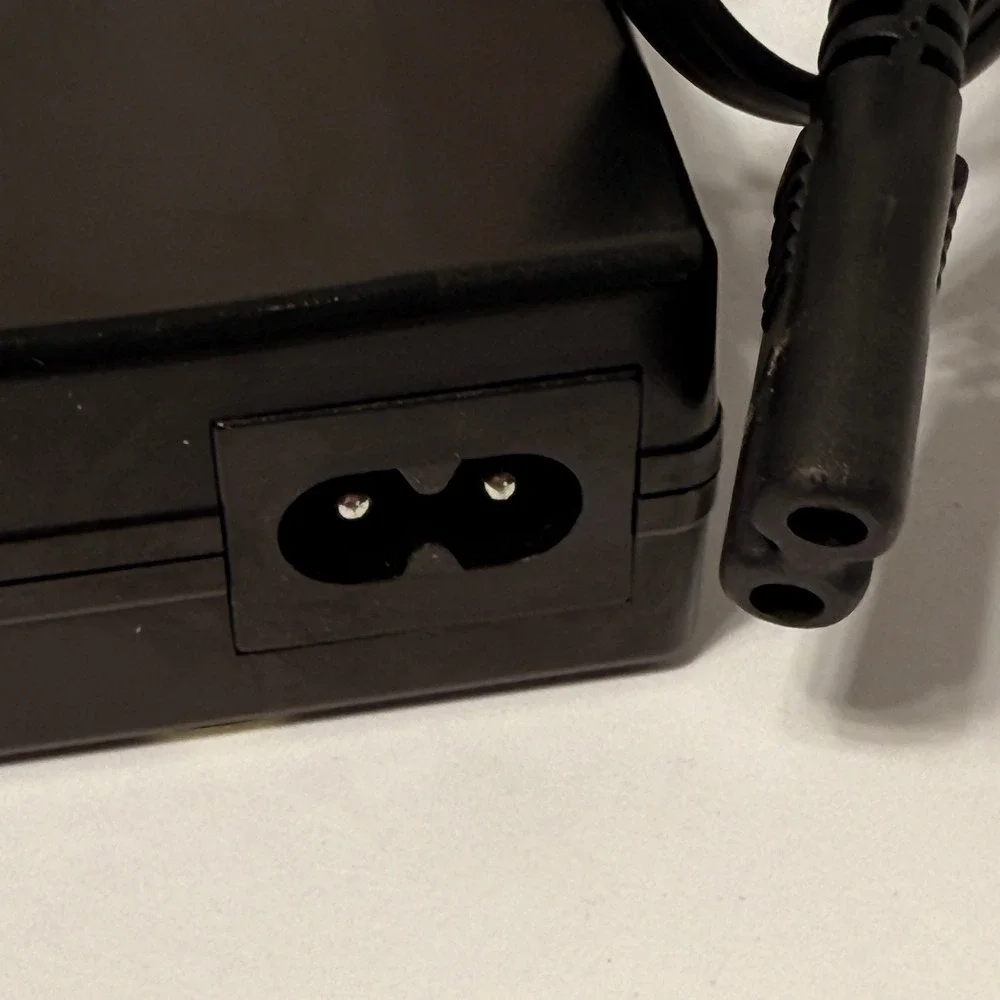 VCT VM-80W12 Switching Power Supply AC Adapter 12V 5.3A Yellow Tip Right Angle